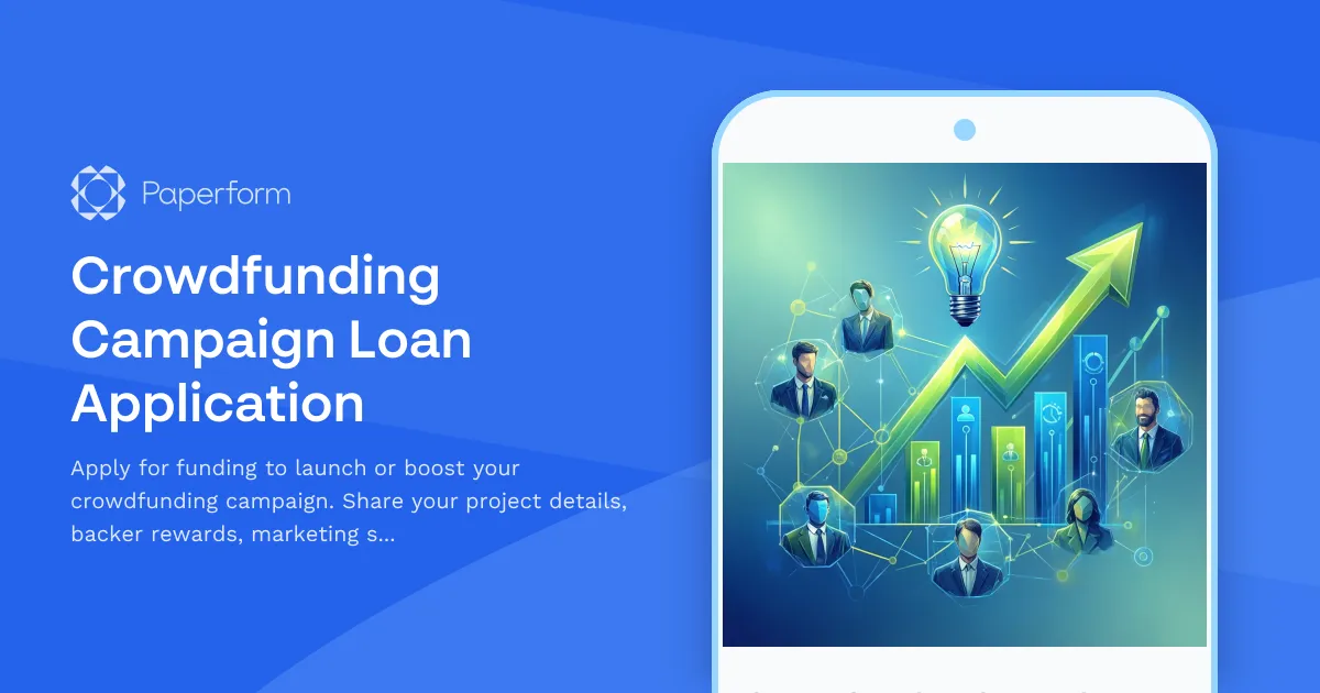 Crowdfunding Campaign Loan Application