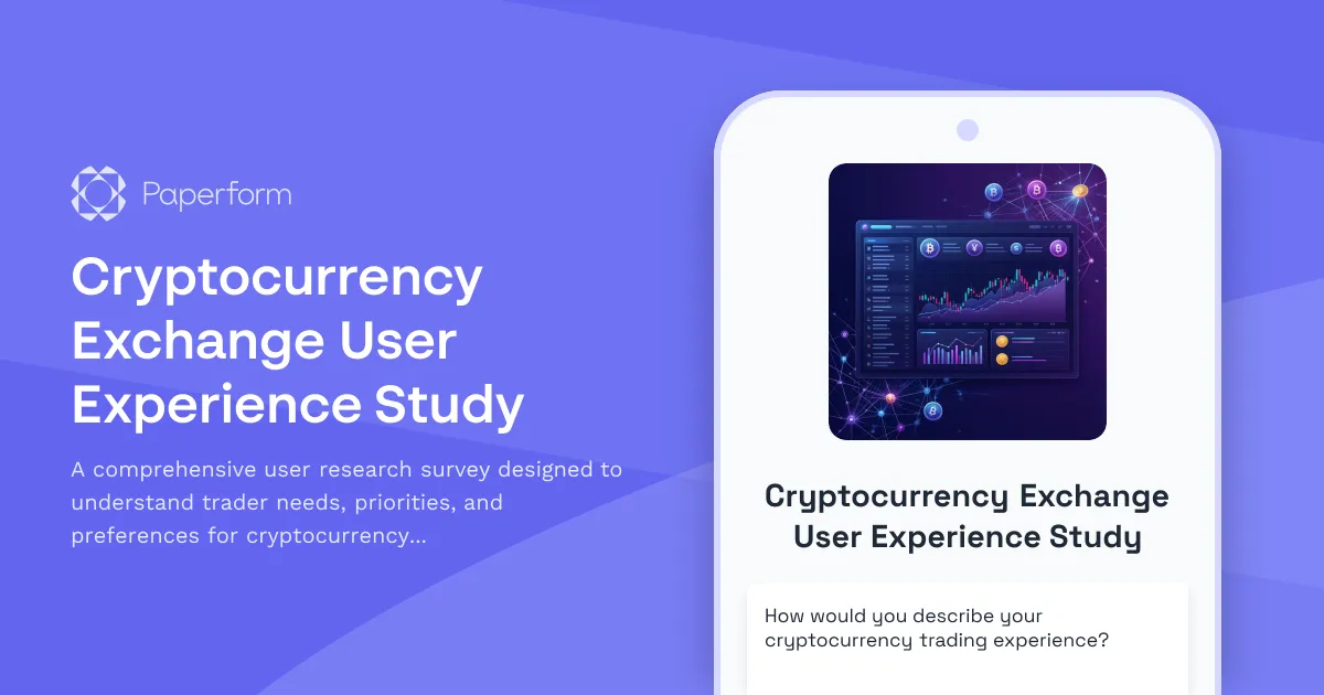 Cryptocurrency Exchange User Experience Study