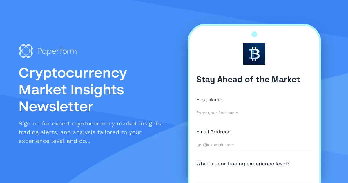 Cryptocurrency Market Insights Newsletter