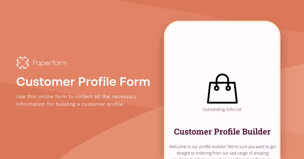 Customer Profile Form