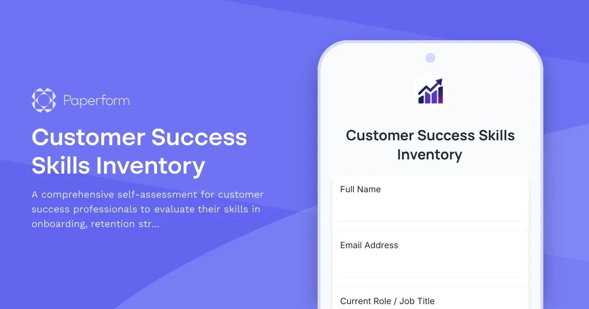 Customer Success Skills Inventory