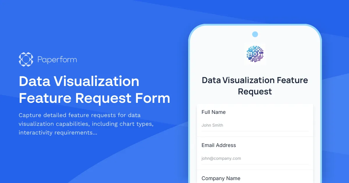 Data Visualization Feature Request Form