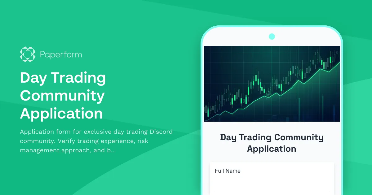 Day Trading Community Application