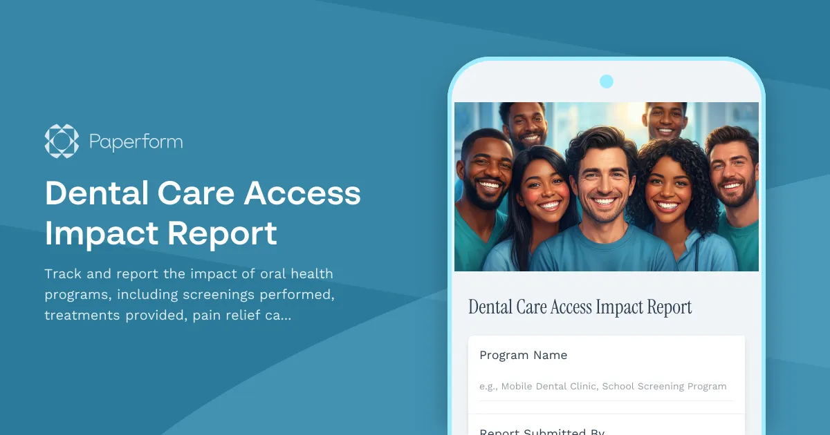 Dental Care Access Impact Report