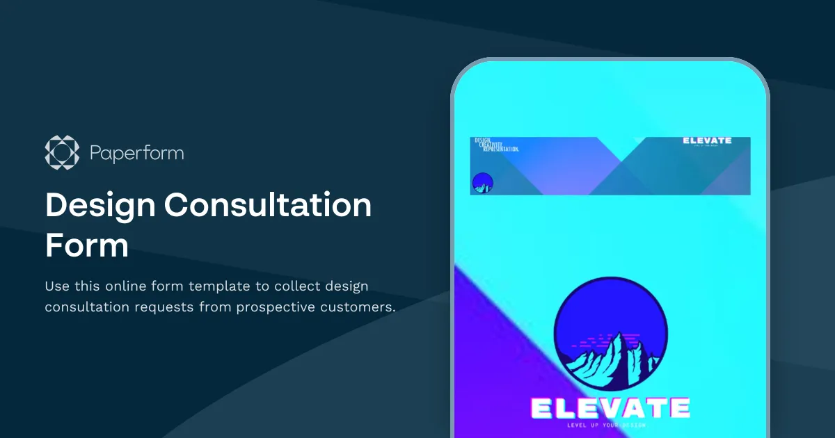 Design Consultation Form