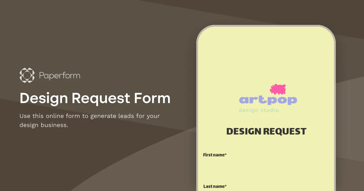 Design Request Form