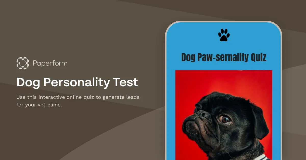 Dog Personality Test