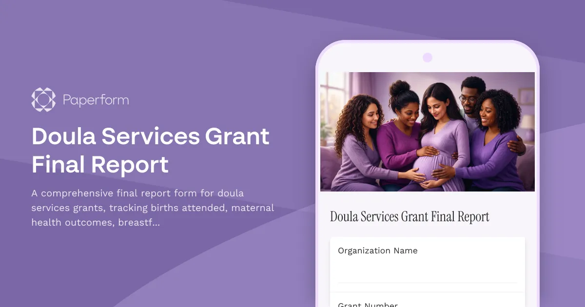 Doula Services Grant Final Report