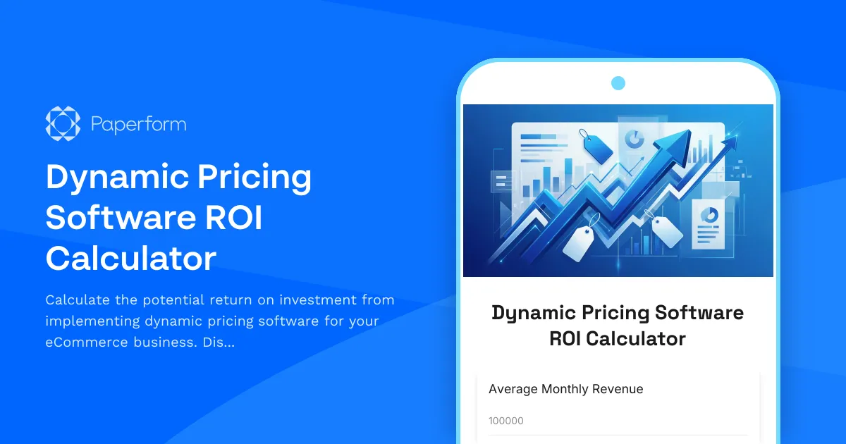 Dynamic Pricing Software ROI Calculator