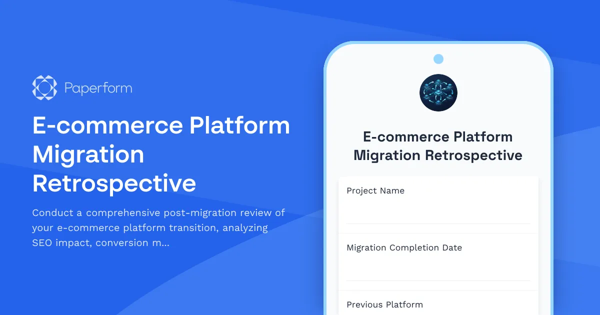 E-commerce Platform Migration Retrospective
