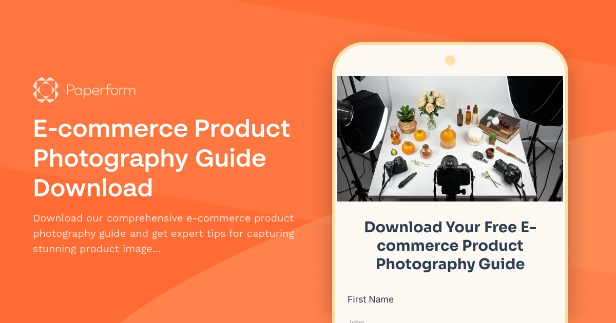 E-commerce Product Photography Guide Download