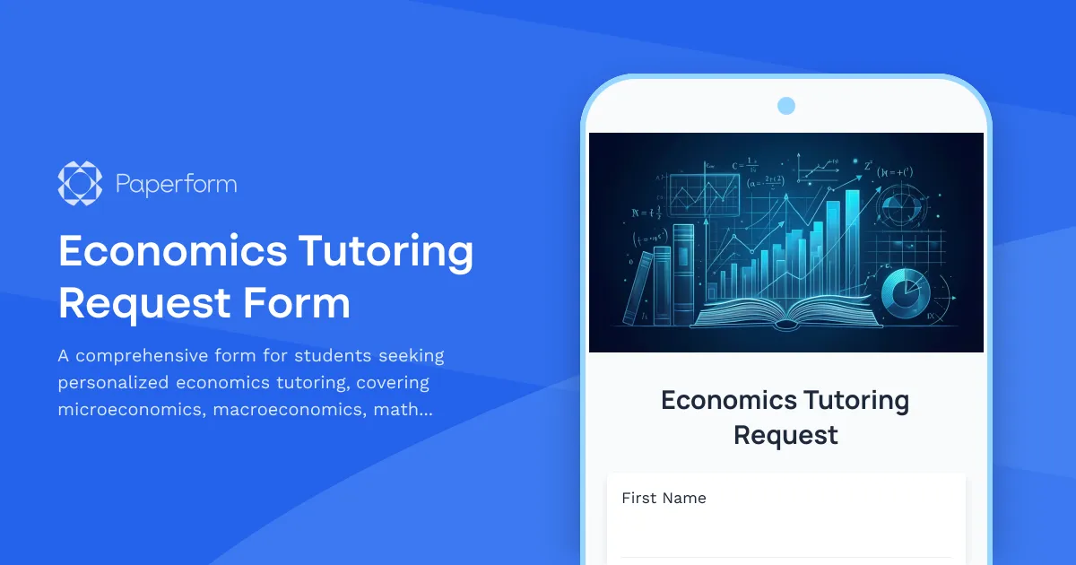 Economics Tutoring Request Form