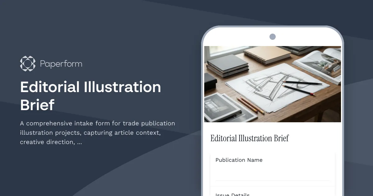 Editorial Illustration Brief