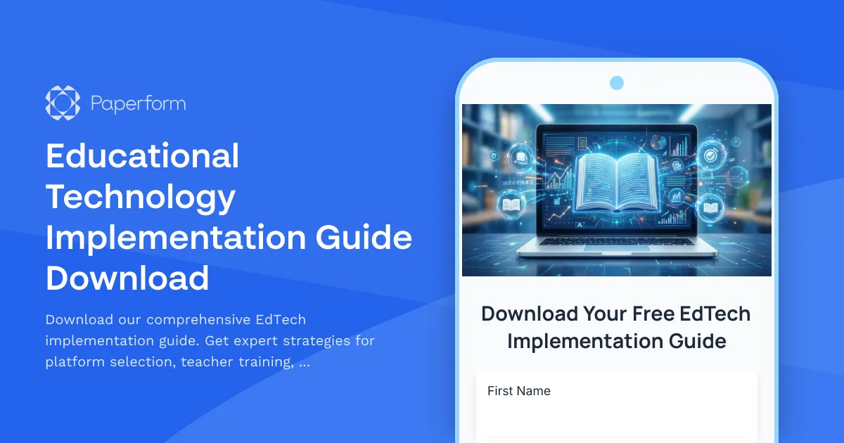 Educational Technology Implementation Guide Download