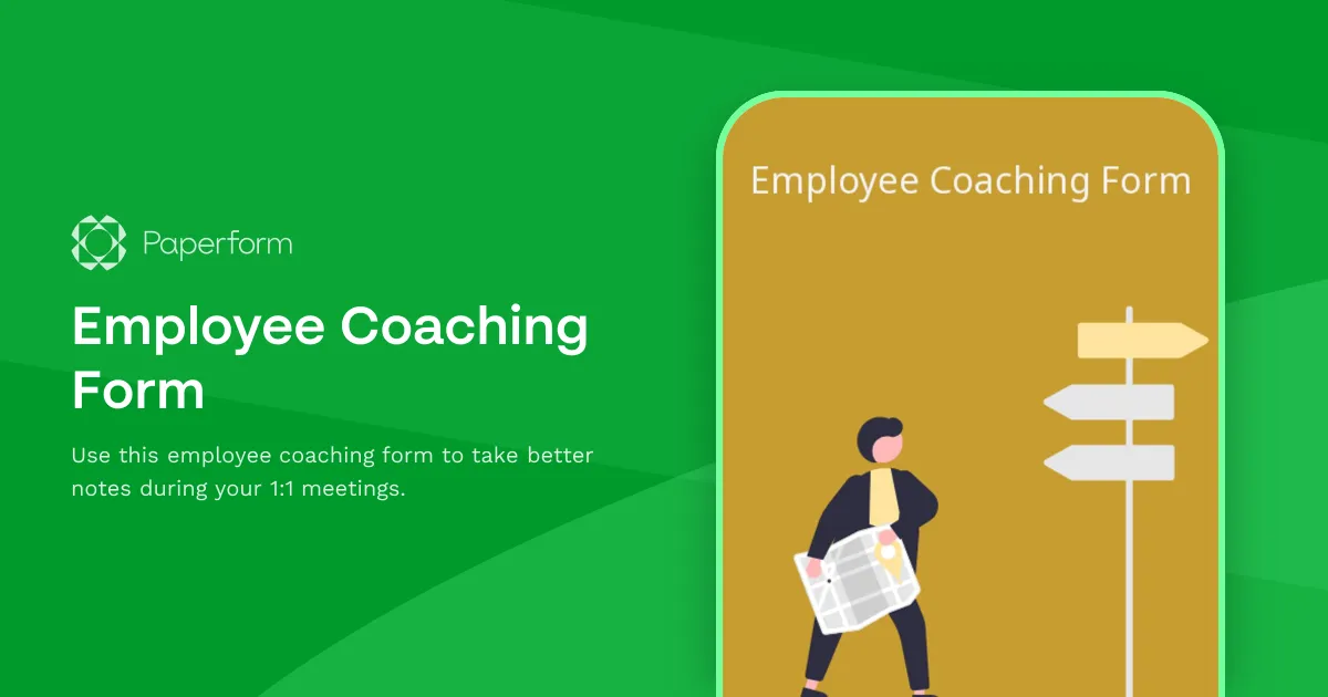 Employee Coaching Form