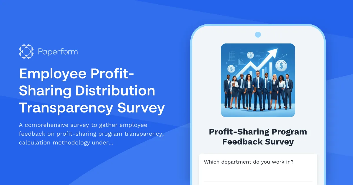 Employee Profit-Sharing Distribution Transparency Survey