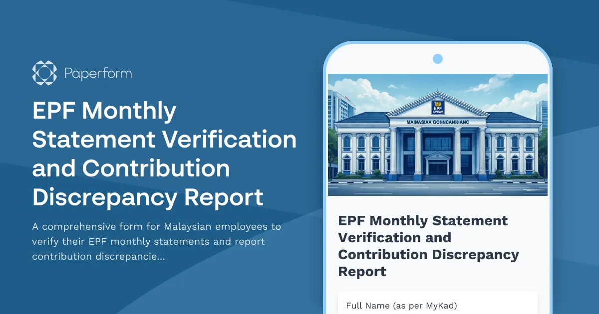 EPF Monthly Statement Verification and Contribution Discrepancy Report