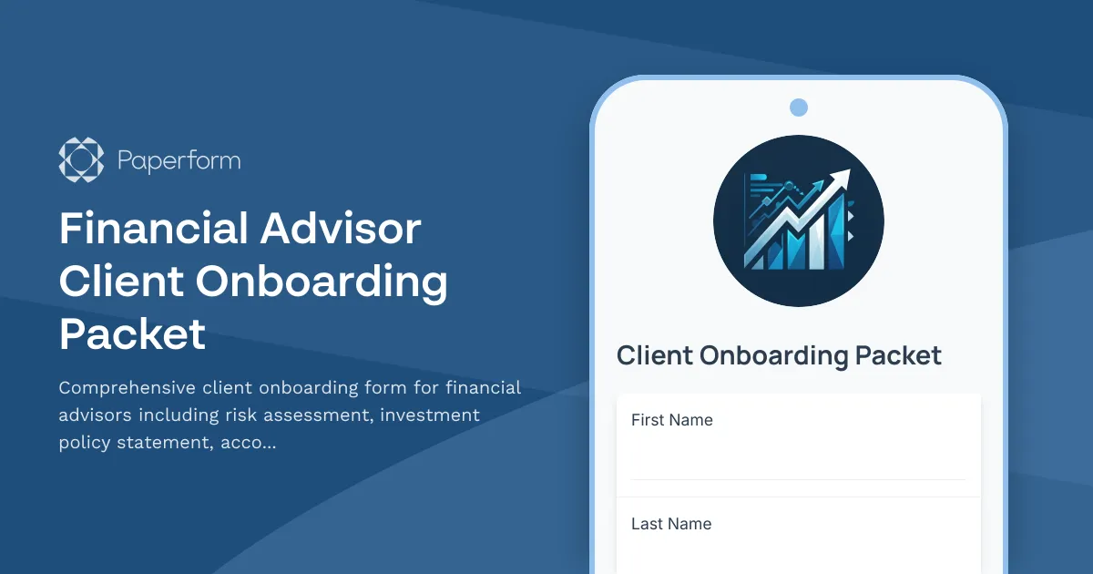 Financial Advisor Client Onboarding Packet