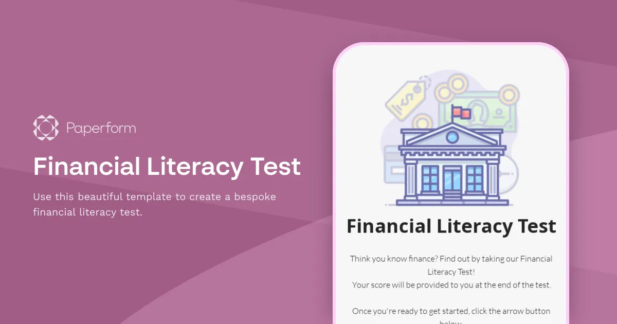Financial Literacy Test