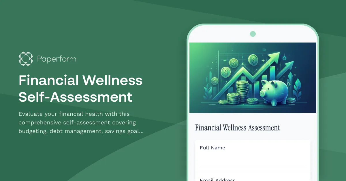 Financial Wellness Self-Assessment