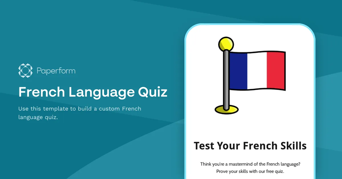 French Language Quiz