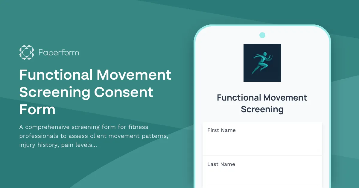 Functional Movement Screening Consent Form