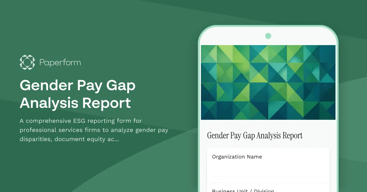 Gender Pay Gap Analysis Report