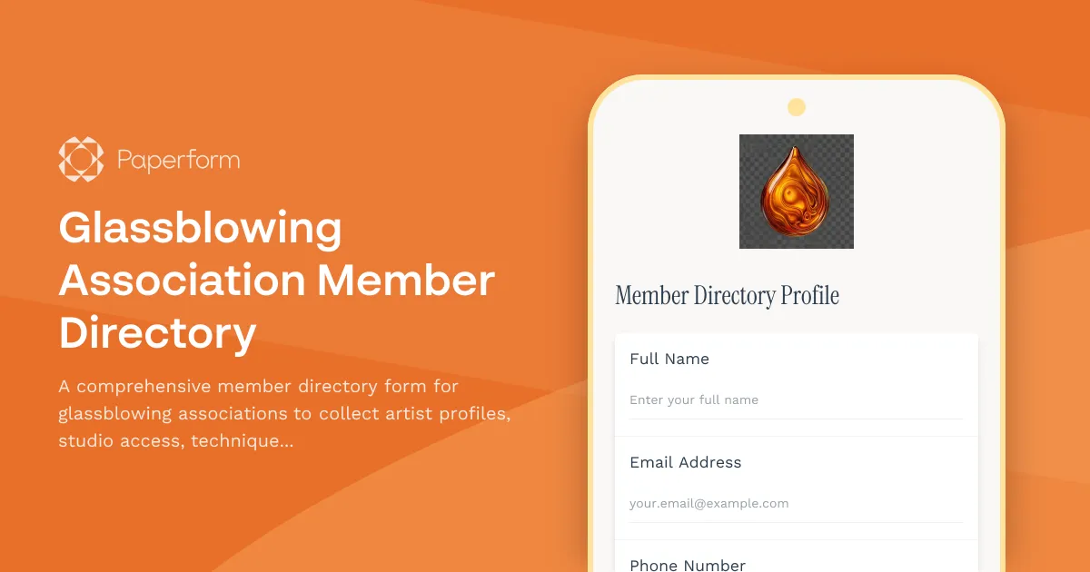 Glassblowing Association Member Directory