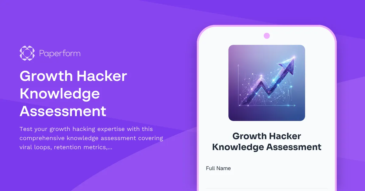 Growth Hacker Knowledge Assessment