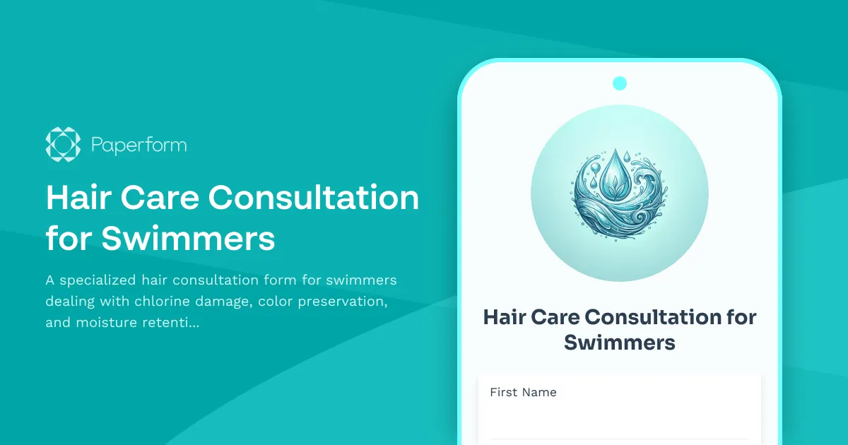 Hair Care Consultation for Swimmers