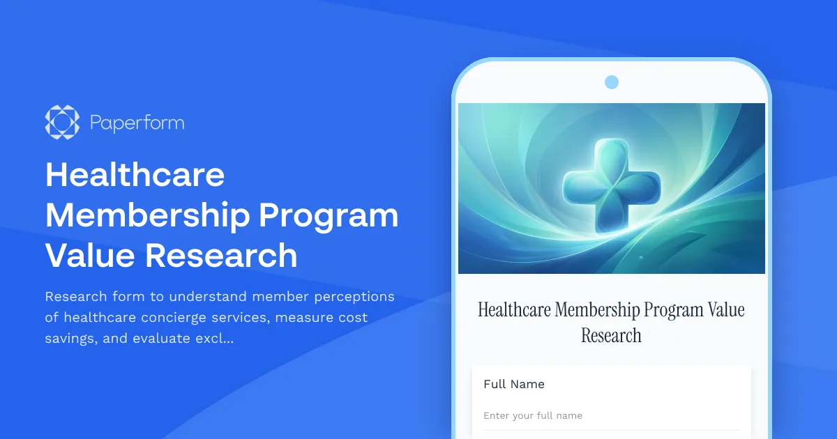 Healthcare Membership Program Value Research
