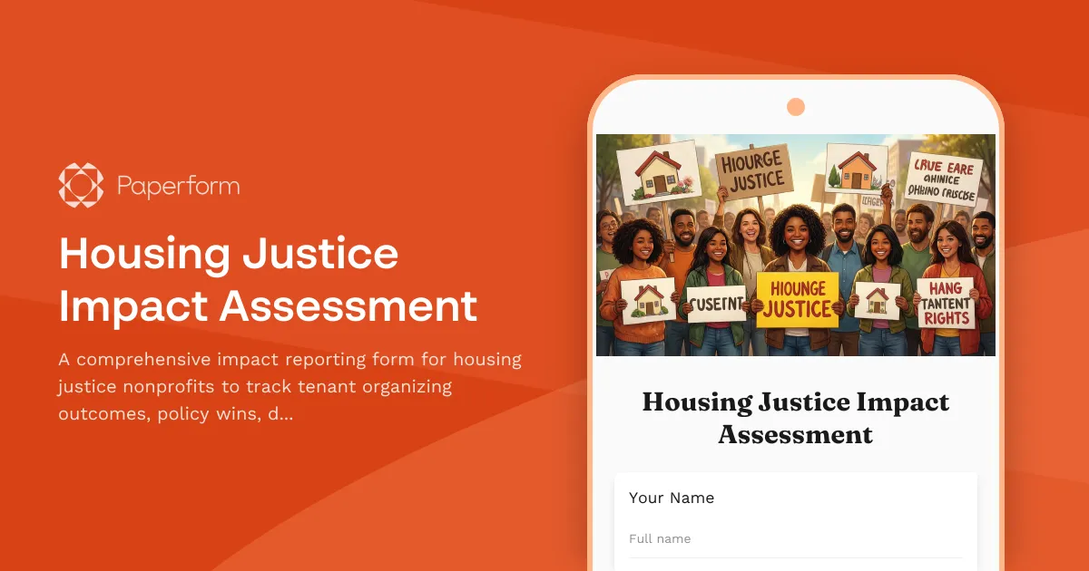 Housing Justice Impact Assessment