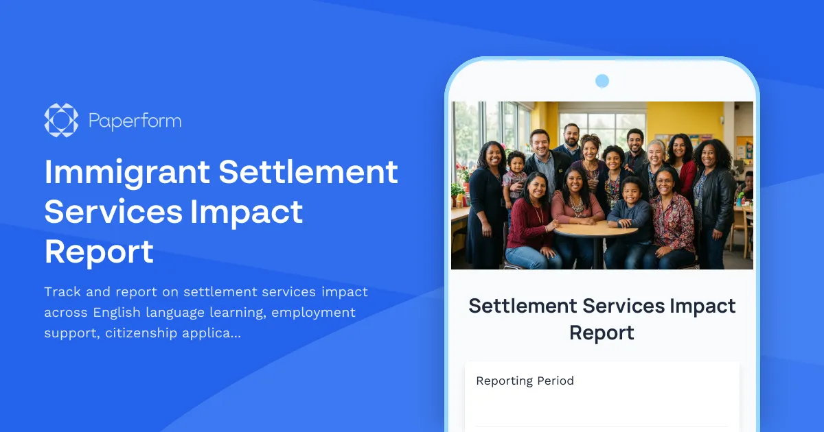 Immigrant Settlement Services Impact Report