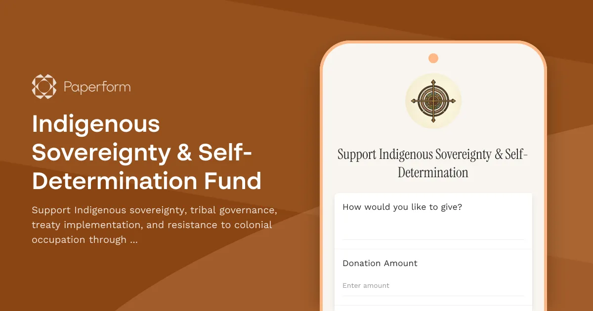 Indigenous Sovereignty & Self-Determination Fund