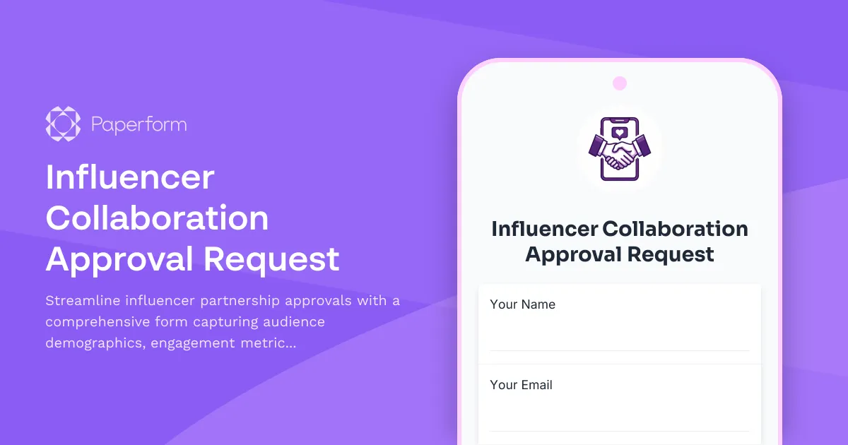 Influencer Collaboration Approval Request