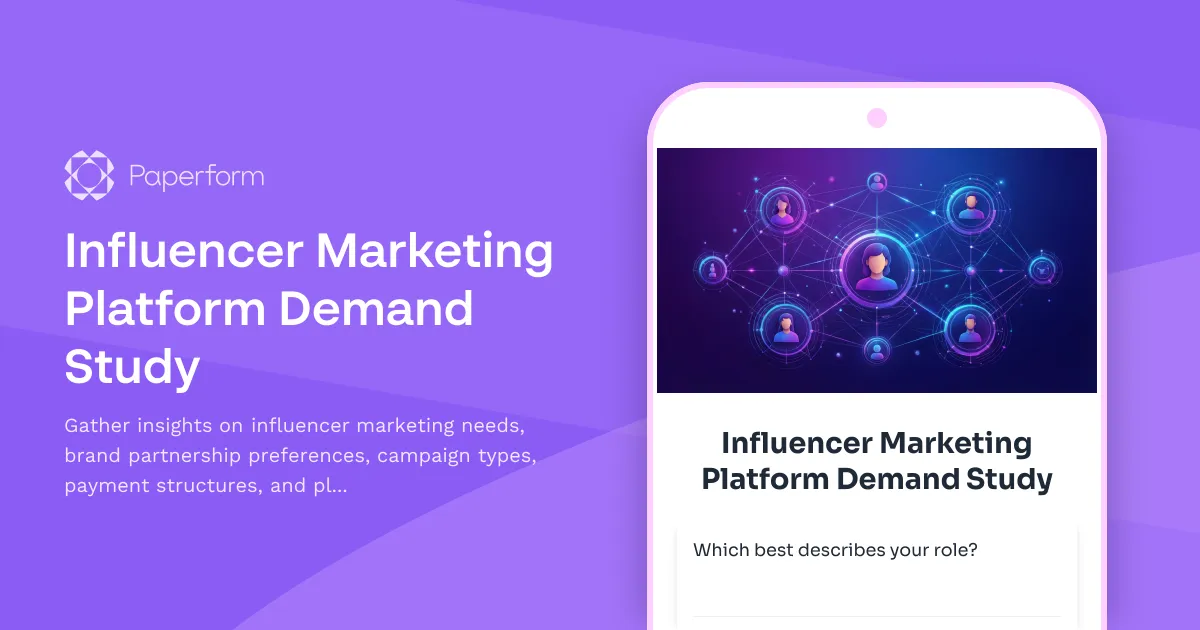 Influencer Marketing Platform Demand Study