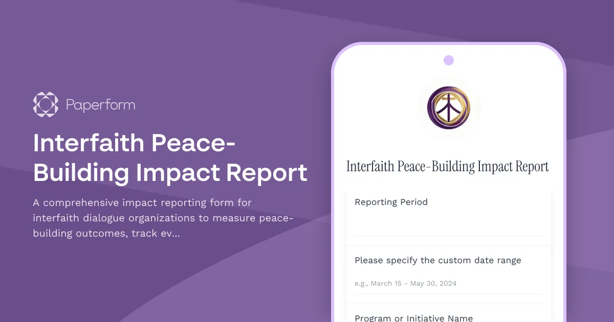 Interfaith Peace-Building Impact Report