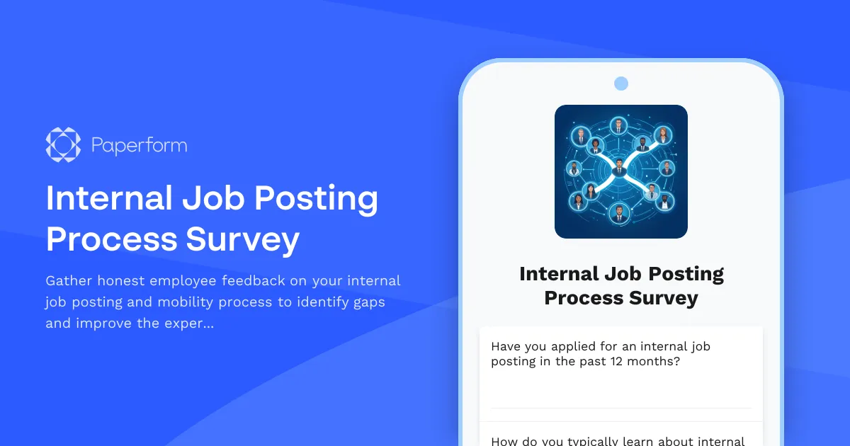 Internal Job Posting Process Survey