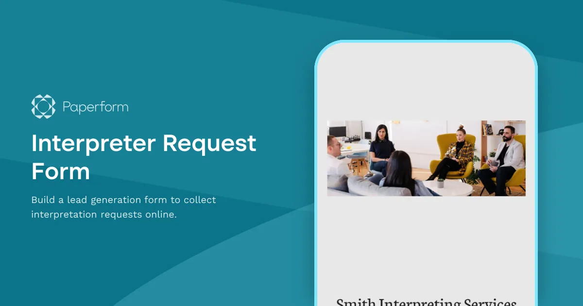 Interpreter Request Form