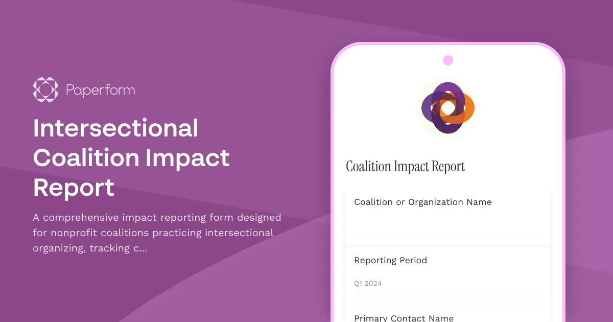 Intersectional Coalition Impact Report