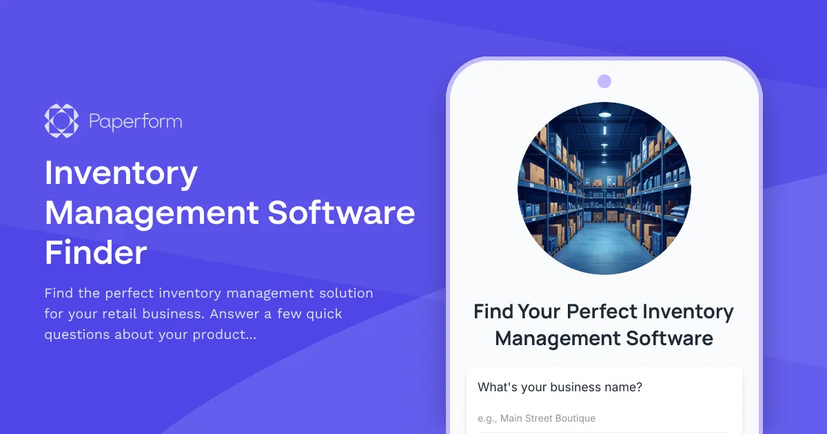 Inventory Management Software Finder