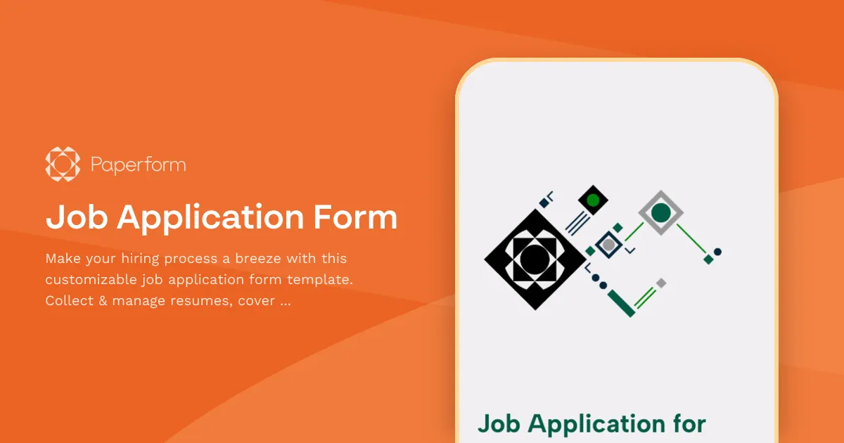 Job Application Form