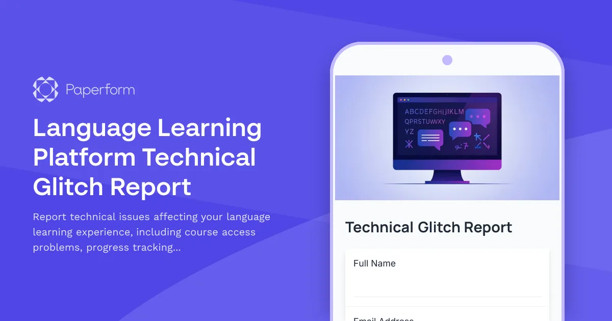 Language Learning Platform Technical Glitch Report