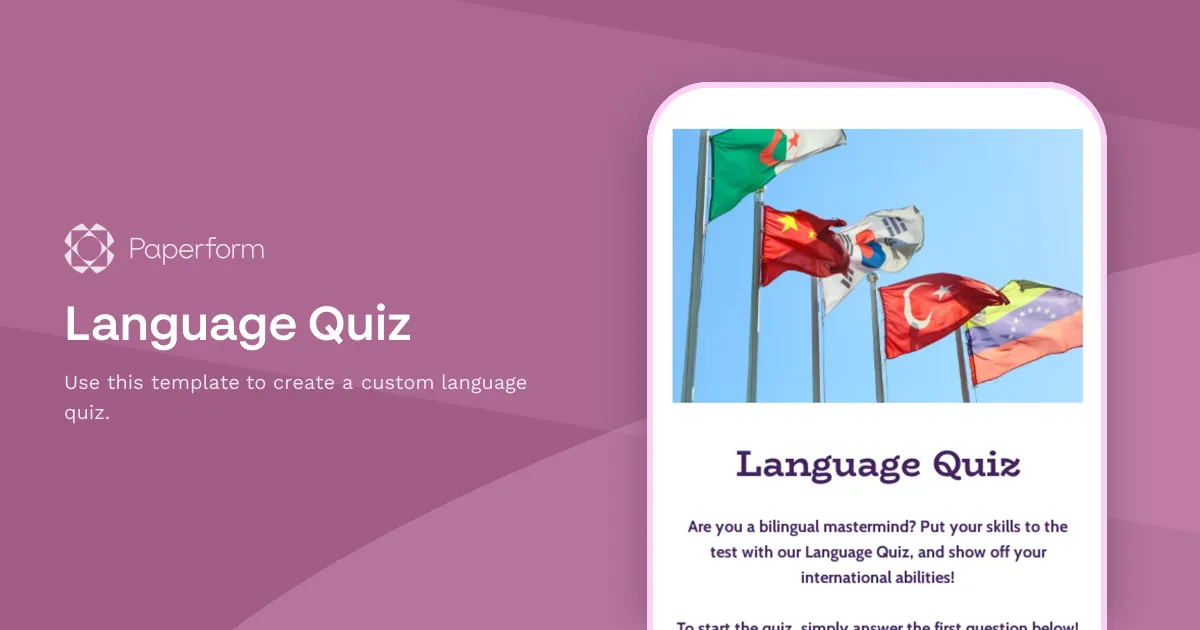 Language Quiz