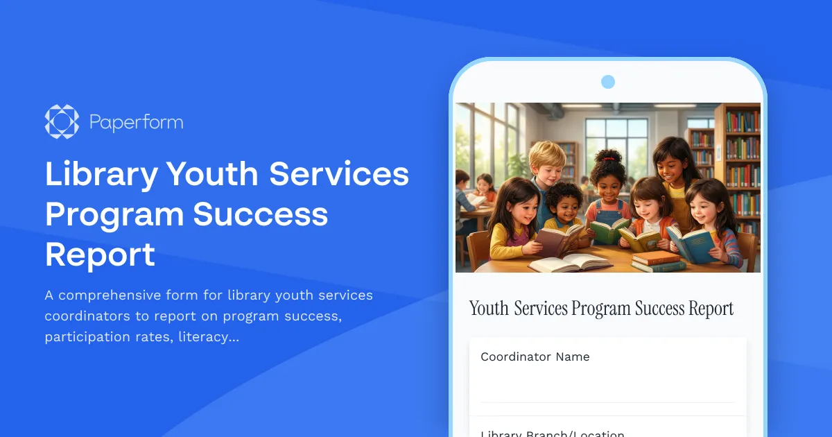 Library Youth Services Program Success Report