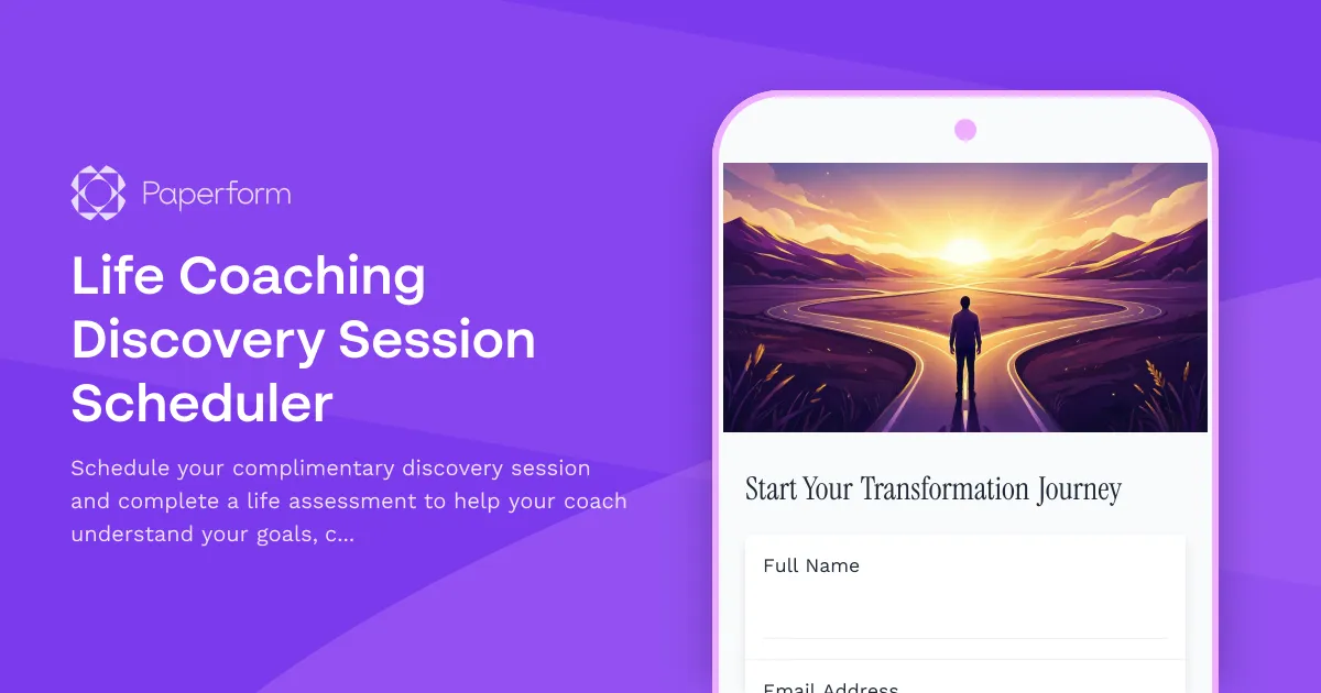 Life Coaching Discovery Session Scheduler