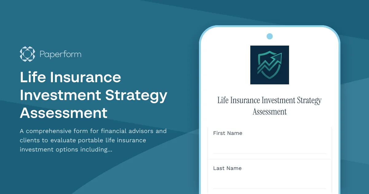 Life Insurance Investment Strategy Assessment