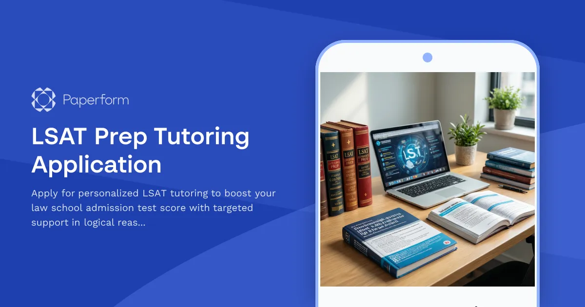 LSAT Prep Tutoring Application