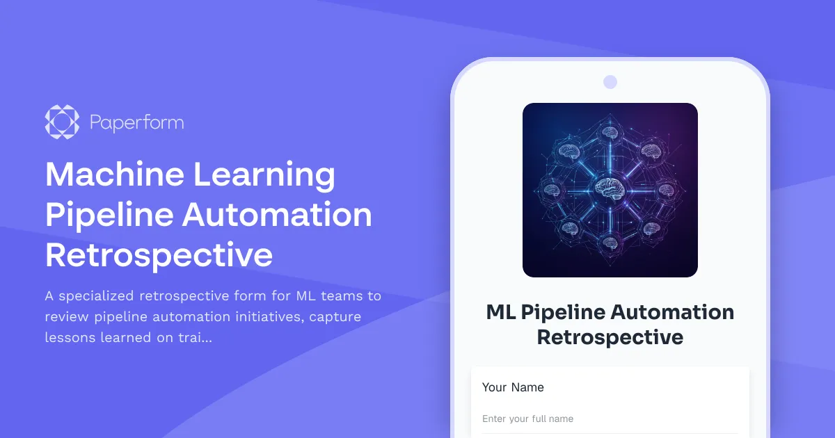 Machine Learning Pipeline Automation Retrospective