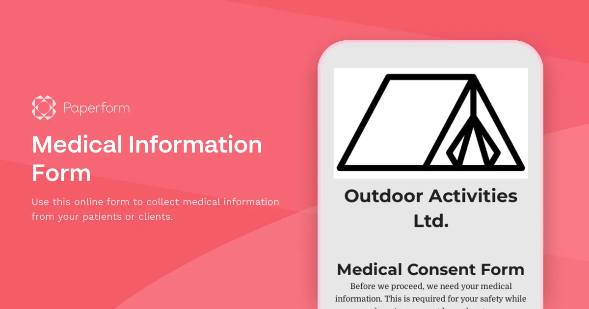 Medical Information Form